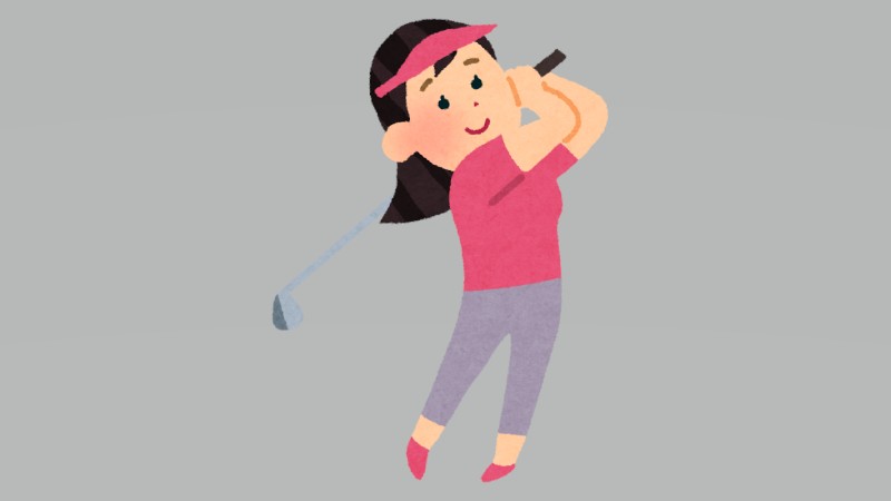 愛犬とゴルフラウンド　軽井沢のゴルフ場で…